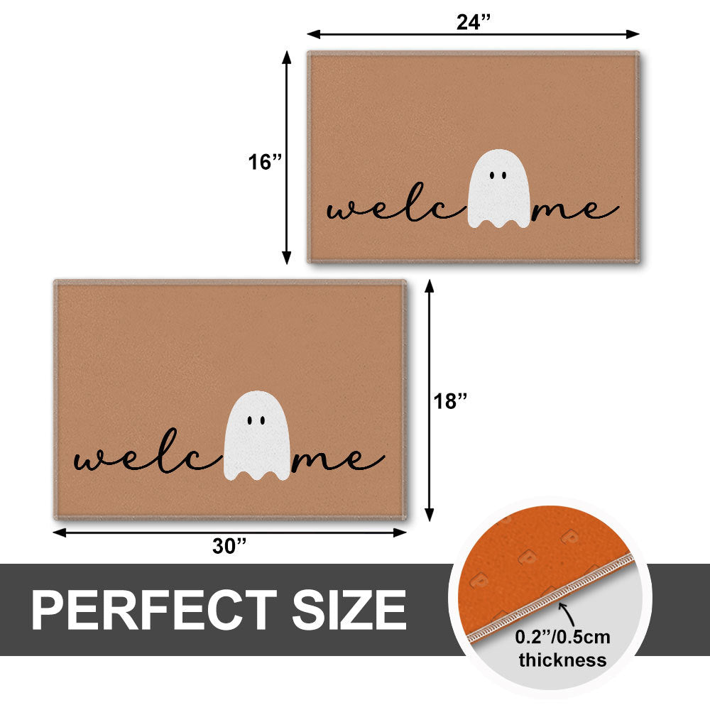 Halloween Ghost Welcome Doormat