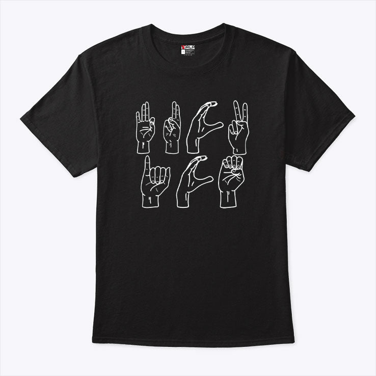Hand Sign Language Fuck ICE Shirt