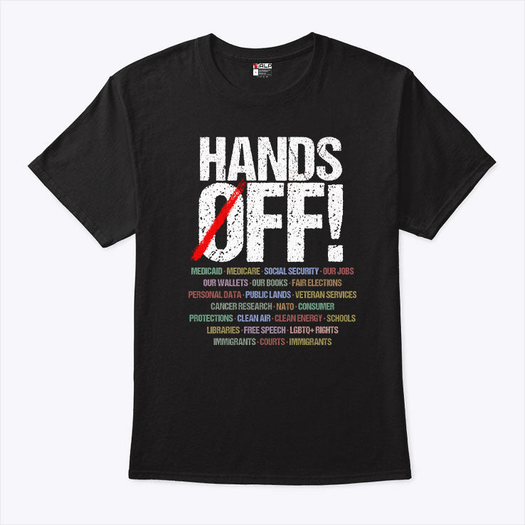 Hands Off Medicaid Medicare Social Security Shirt