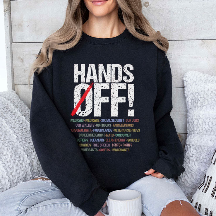 Hands Off Medicaid Medicare Social Security Shirt