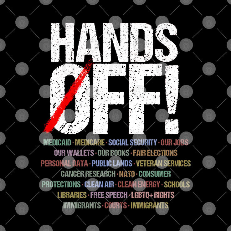 Hands Off Medicaid Medicare Social Security Shirt