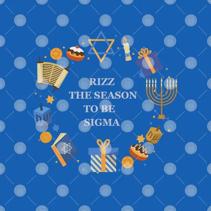 Hanukkah Rizz The Season To Be Sigma T Shirt