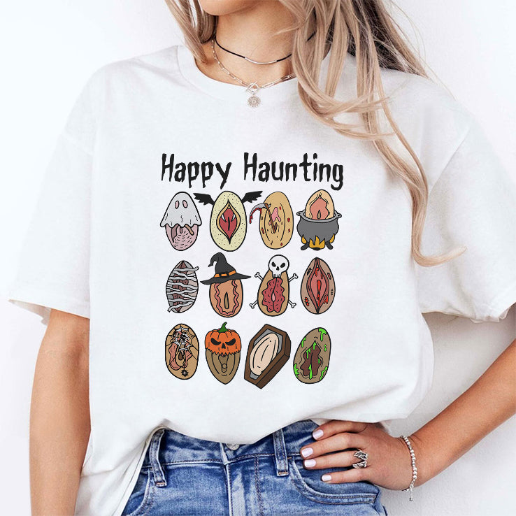 Happy Haunting Pussy Vagina Shirt