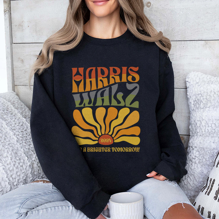 Harris And Walz 2024 For A Brighter Tomorrow T Shirt