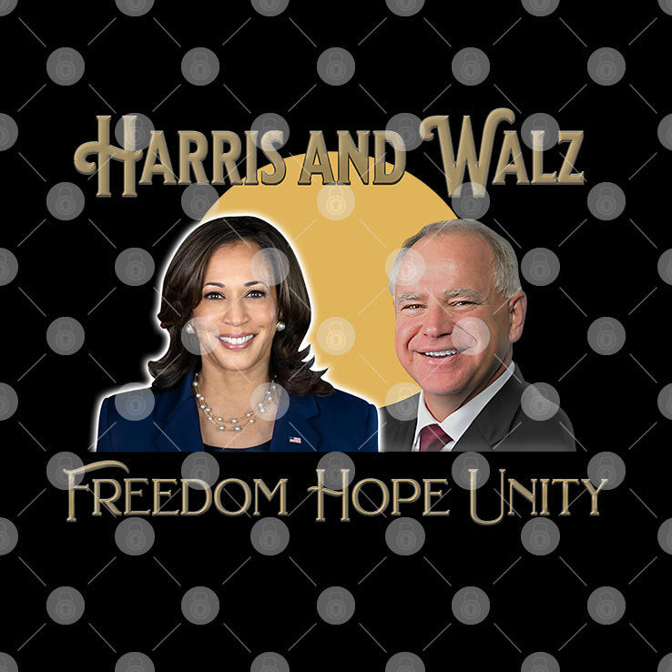 Harris And Walz Freedom Hope Unity T Shirt
