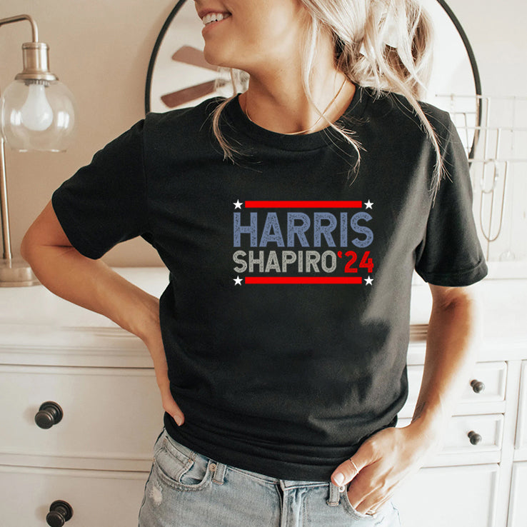 Harris Shapiro 2024 T Shirt Kamala Harris And Josh Shapiro