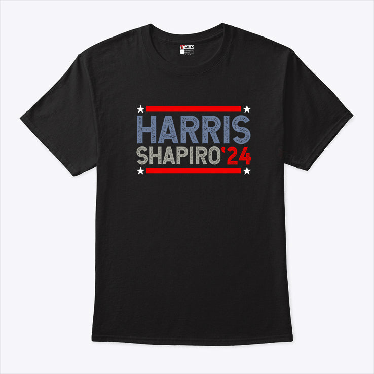 Harris Shapiro 2024 T Shirt Kamala Harris And Josh Shapiro