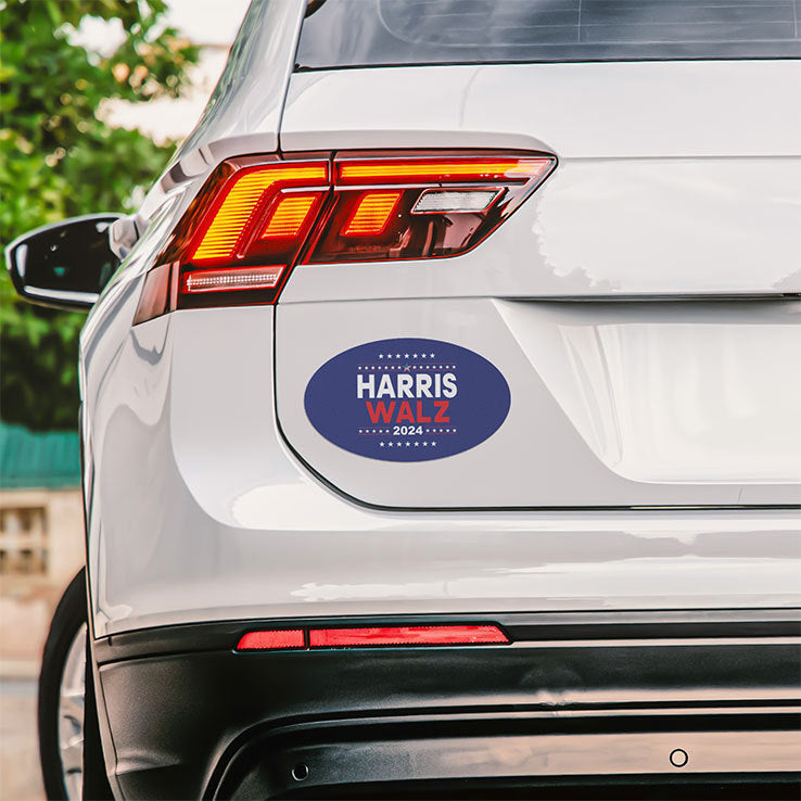 Harris Walz 2024 Car Magnet