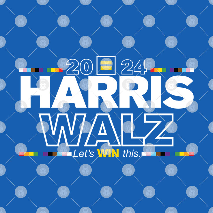 Harris Walz 2024 Let’s Win This T Shirt