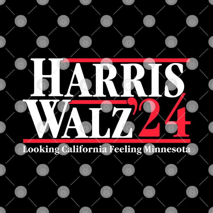 Harris Walz 2024 Looking California Feeling Minnesota Shirt
