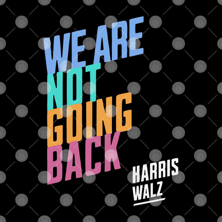 Harris Walz We Are Not Going Back Shirt