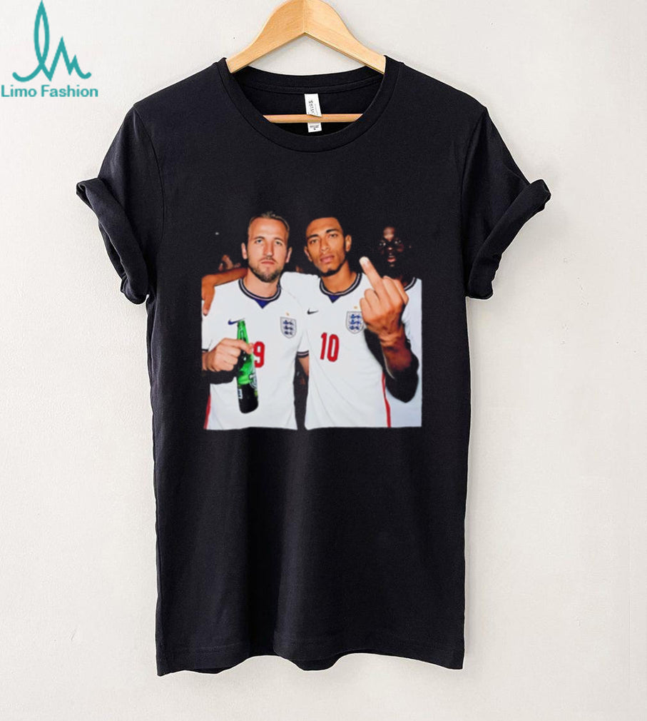 Harry Kane and Jude Bellingham England 2026 World Cup middle finger shirt