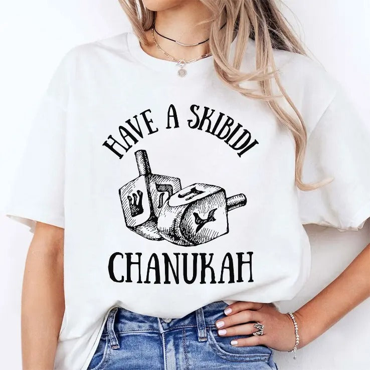 Have A Skibidi Chanukah Hanukkah T Shirt