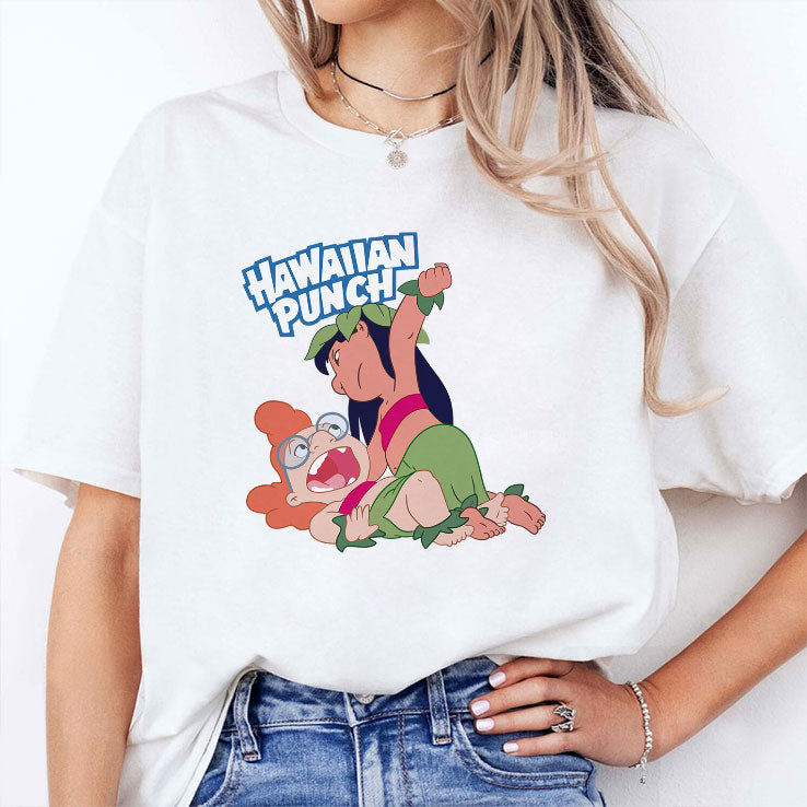 Hawaiian Punch Parody Lilo & Myrtle Cartoon T Shirt