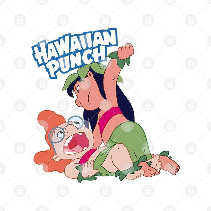Hawaiian Punch Parody Lilo & Myrtle Cartoon T Shirt