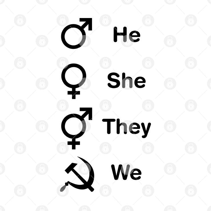 He She They We T Shirt