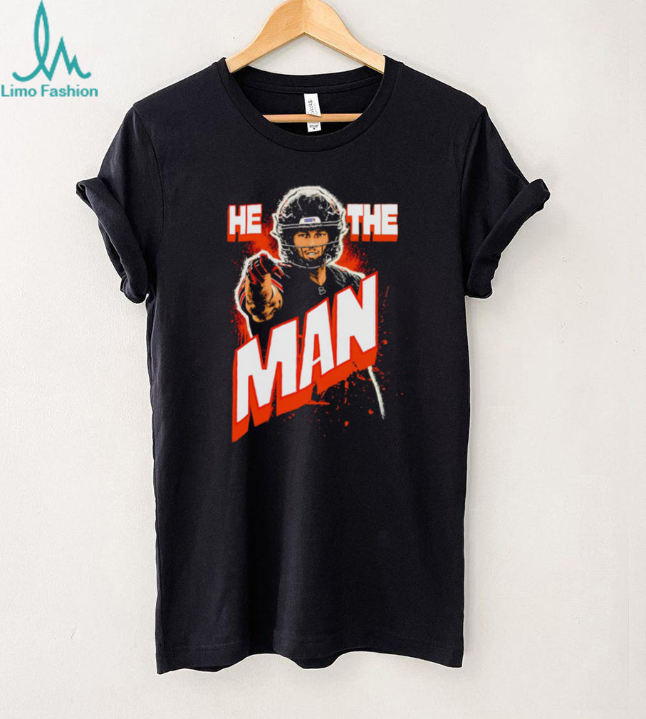 He The Man Baker Mayfield Tampa Bay Football Fans Vintage Style Men T Shirt