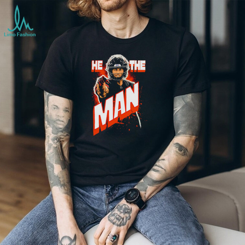 He The Man Baker Mayfield Tampa Bay Football Fans Vintage Style Men T Shirt