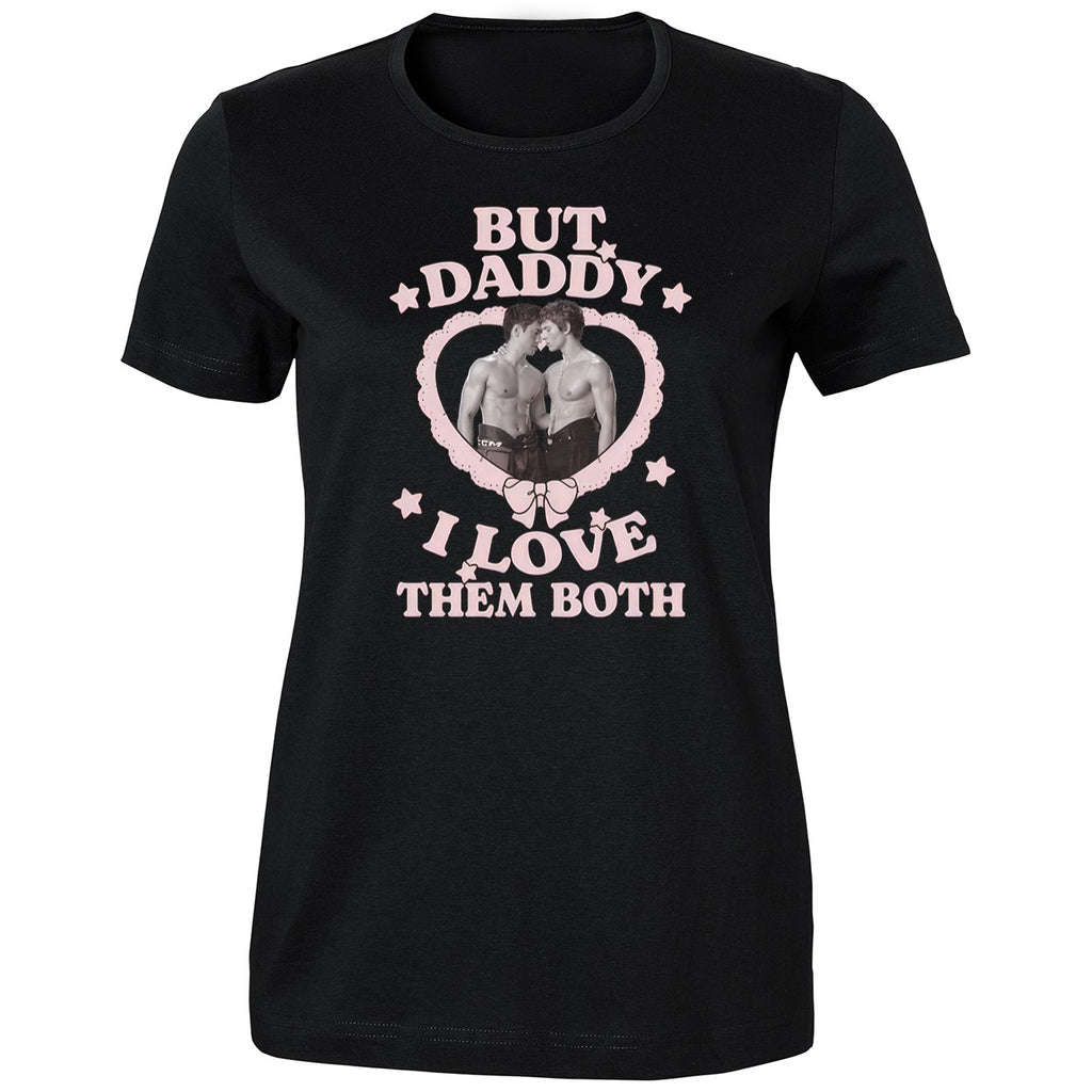 Heated Rivalry Hockey But Daddy I Love Them Both Shirt