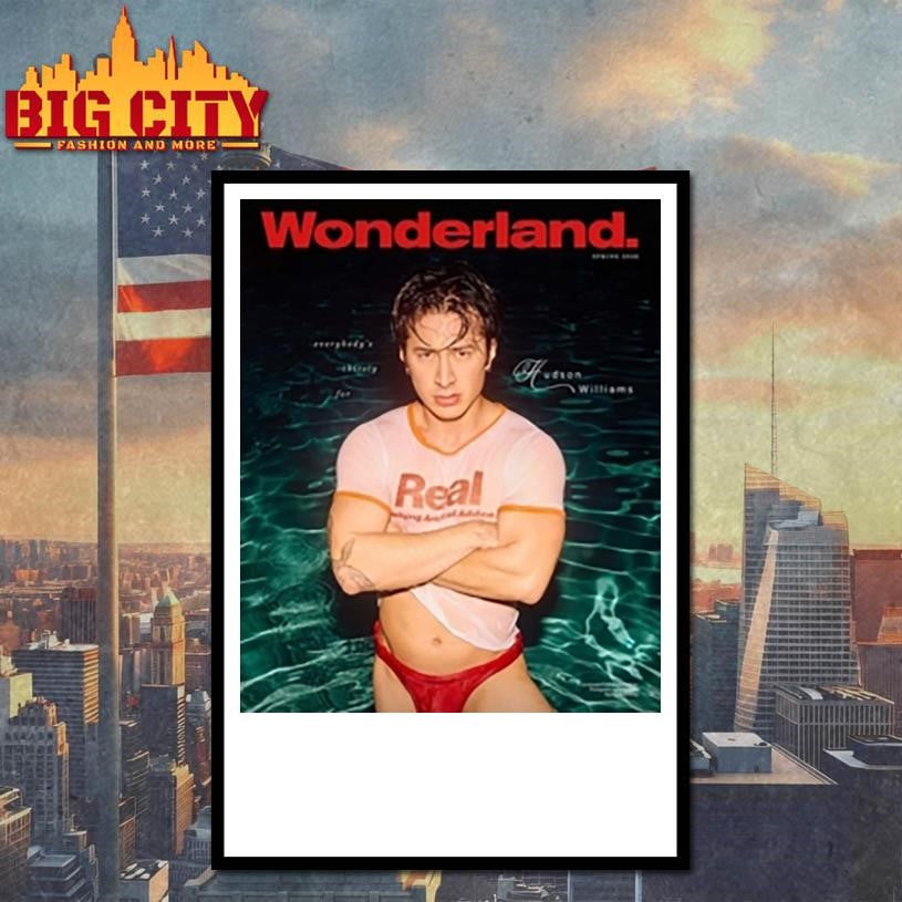 Heated Rivalry Hudson Williams Wonderland Magazine Spring 2026 Cover Shirt