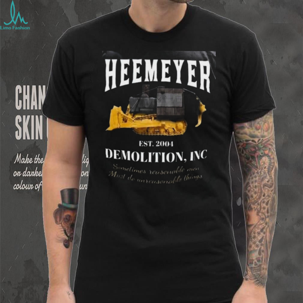 Heemeyer Demolition Inc 2004 Bulldozer Construction Workers Shirt