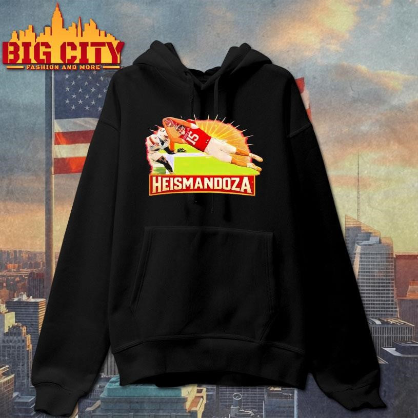 Heismandoza Superhero Fernando Fanatics IU Football Fernando Mendoza Shirt