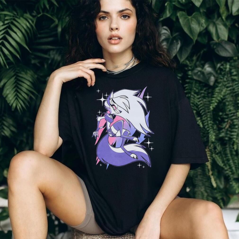 Helluva Boss Loona Gothic Style Character Portrait Graphic T Shirt