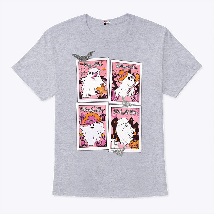 Hey Boo Wicked Boo Howdy Boo Peek A Boo T Shirt