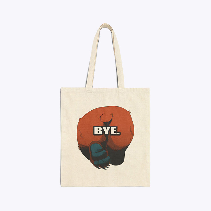 Hi Bye Bear Tote Bag