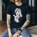 Hisoka Morow Playing Cards Illustration T Shirt Hunter x Hunter Apparel