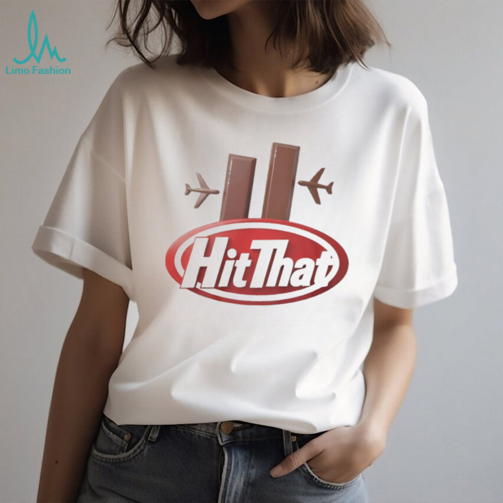 Hit That Chocolate Bar Twin Towers Parody Graphic T Shirt