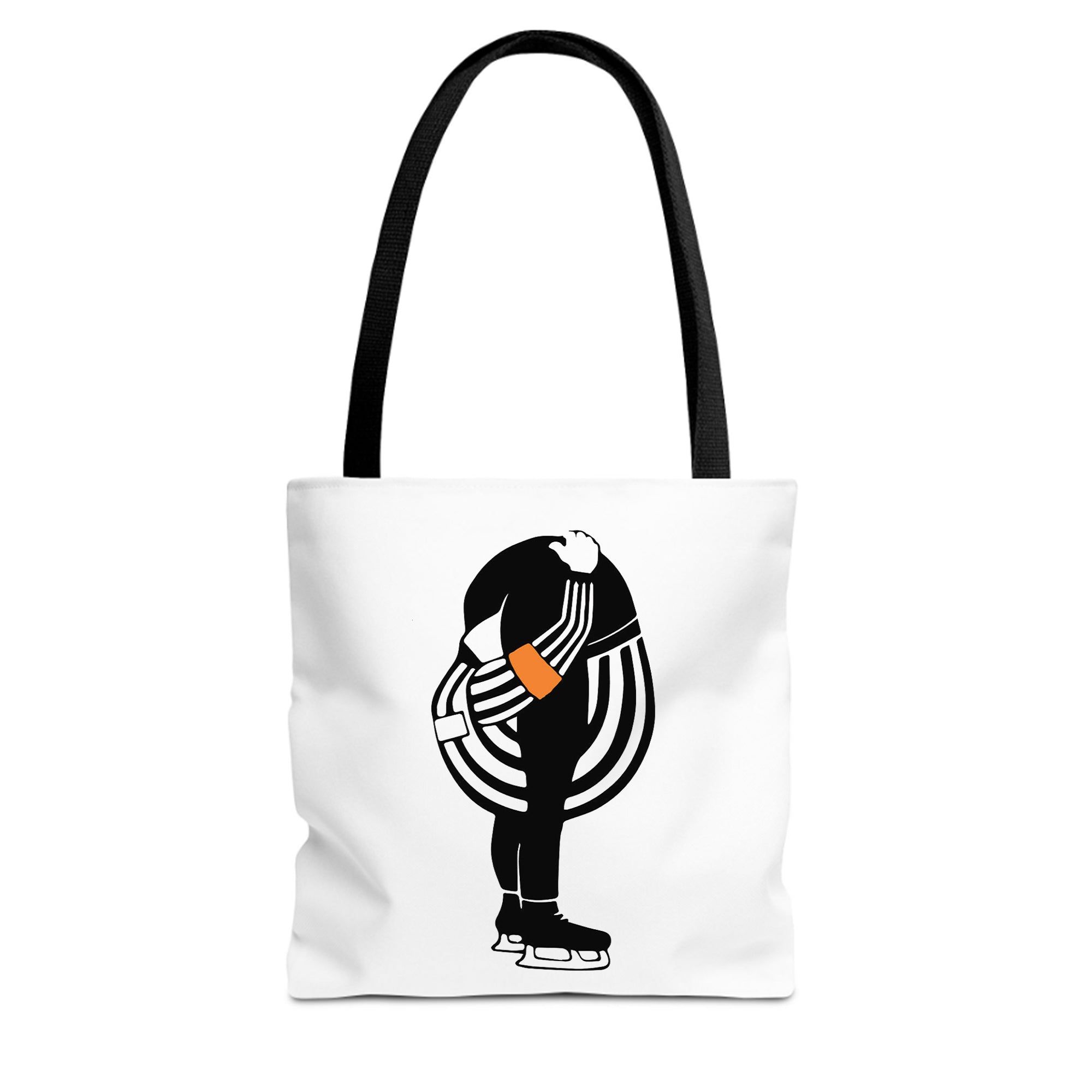 Hockey Ref Head in Butt Tote Bag