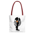 Hockey Ref Head in Butt Tote Bag