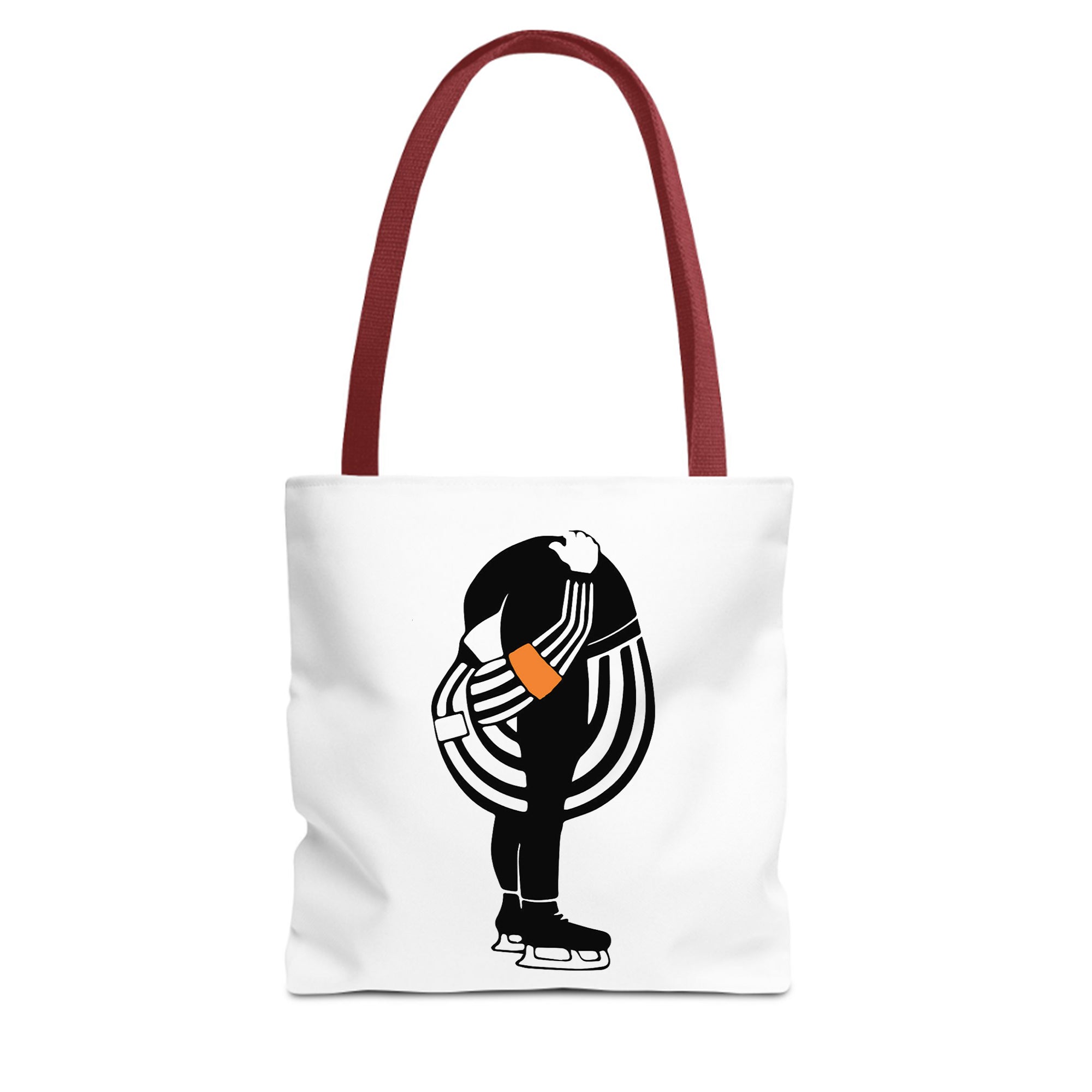 Hockey Ref Head in Butt Tote Bag