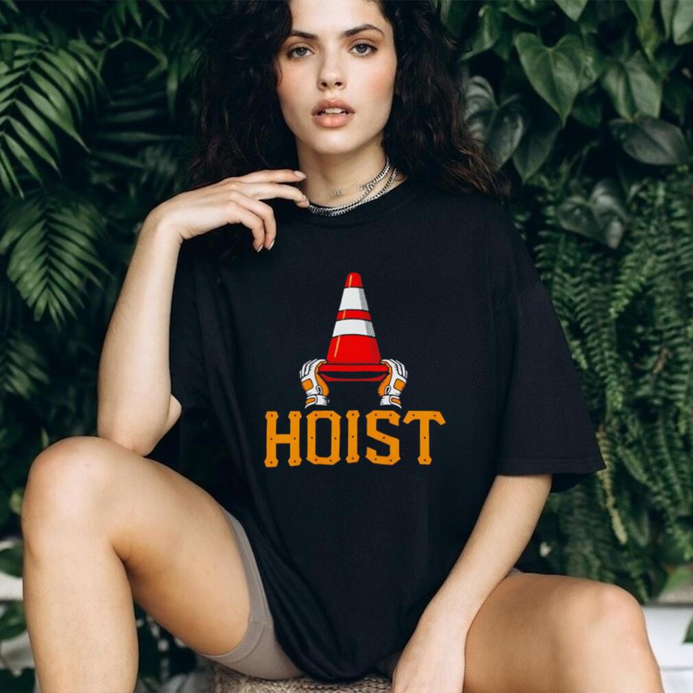 Hoist The Cone Orange Traffic Cone Sports Celebration T Shirt