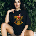 Hoist The Cone Skull and Crossbats Baseball Mascot Graphic T Shirt