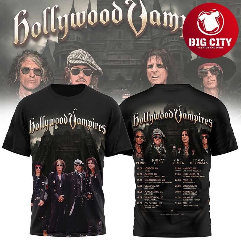 Hollywood Vampires 2026 World Tour 2026 Two Sided Shirt