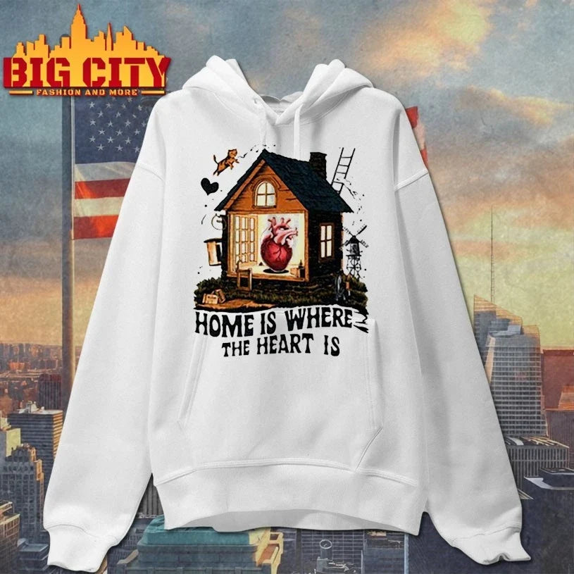 Home is where the heart is t-shirt