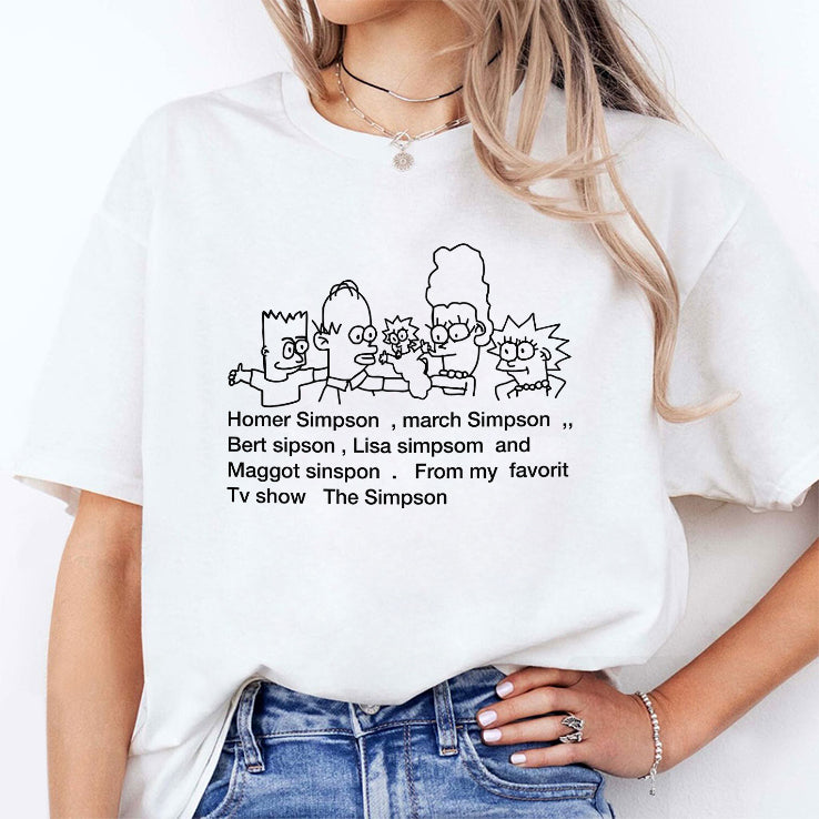 Homer Simpson March Simpson Bert Sipson Lisa Simpsom And Maggot Sinpson Shirt