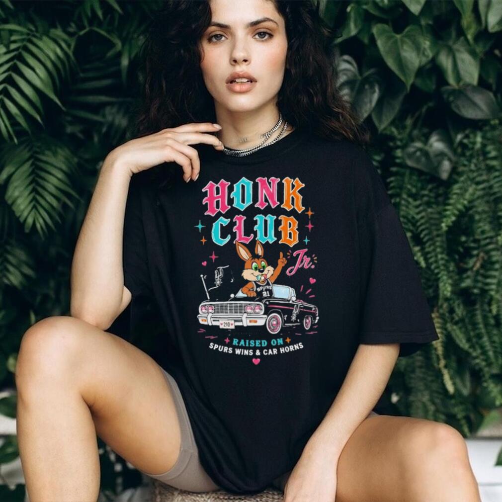 Honk Club Jr Raised On Spurs Wins & Car Horns Kid’s T Shirt