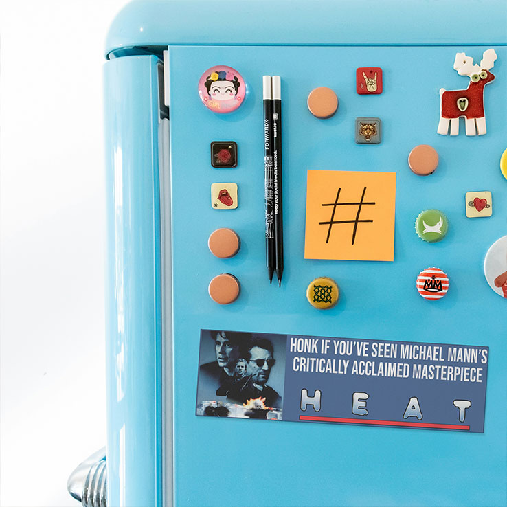 Honk If You’ve Seen Michael Mann’s Critically Acclaimed Masterpiece Heat Car Magnet