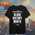 Honoring 100 Years Black History Month Seahawks t-shirt