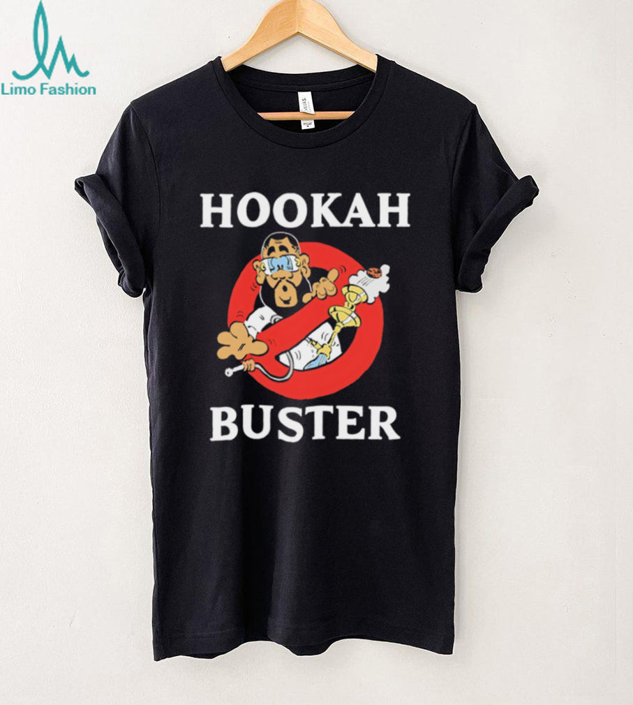 Hookah Buster Funny Parody Cartoon Smoke Enthusiast T Shirt