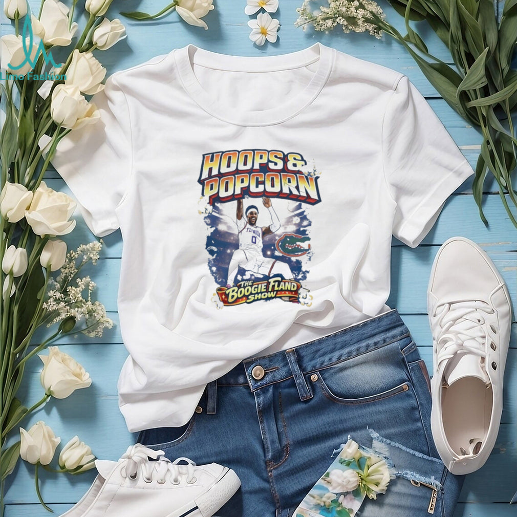 Hoops & Popcorn The Boogie Fland Show Basketball Graphic T Shirt