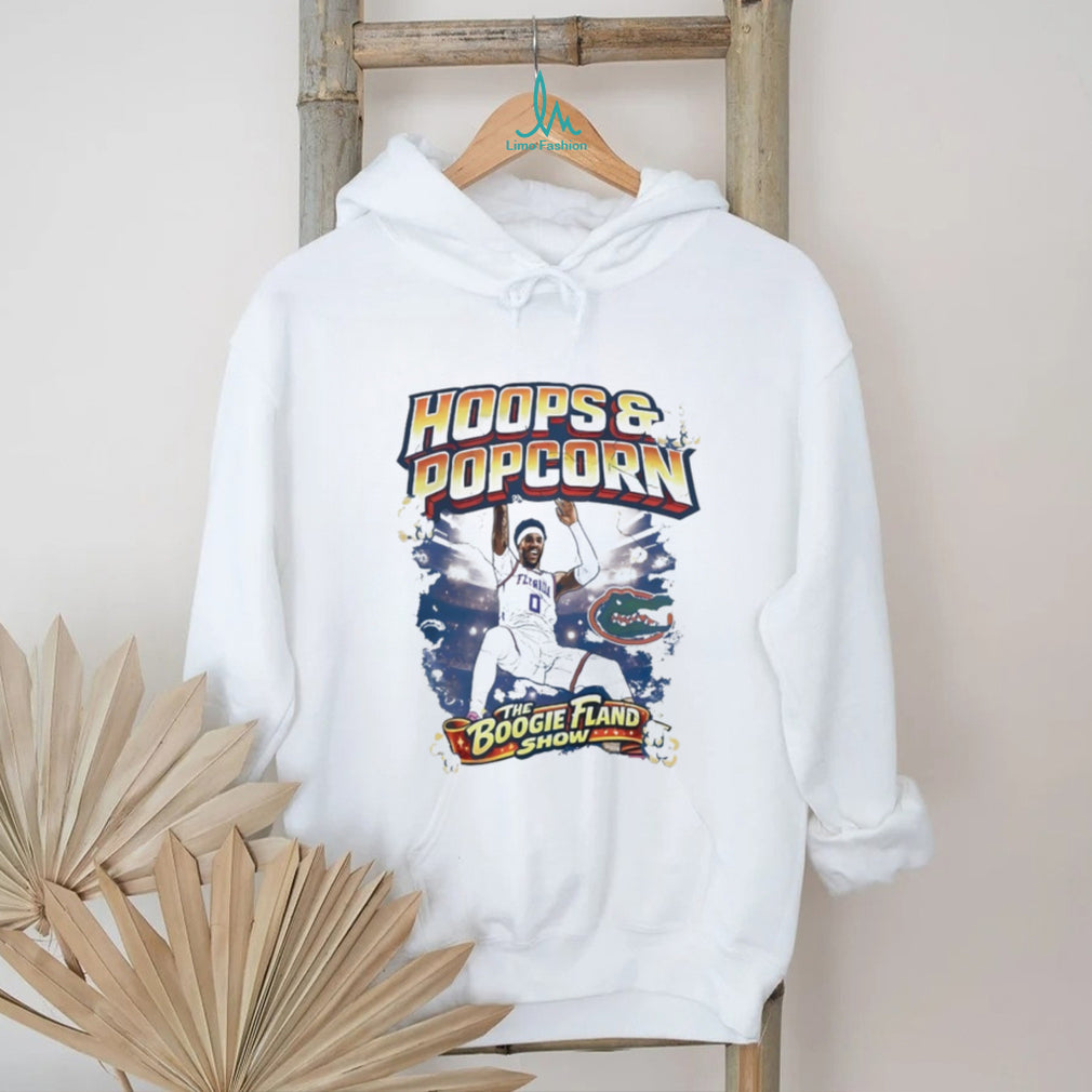Hoops & Popcorn The Boogie Fland Show Basketball Graphic T Shirt