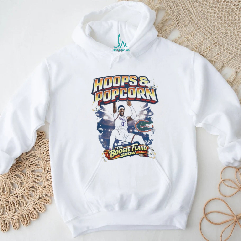 Hoops & Popcorn The Boogie Fland Show Basketball Graphic T Shirt