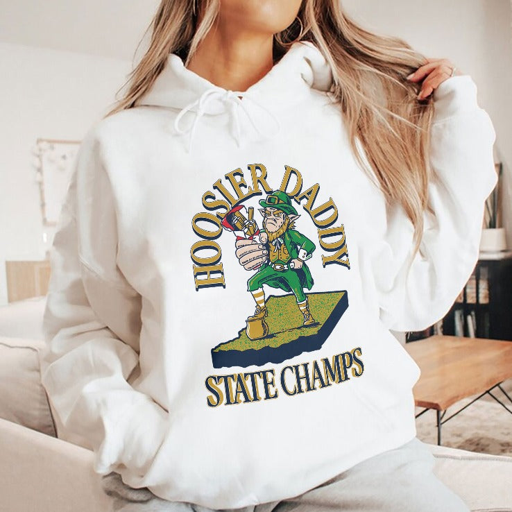 Notre Dame Fighting Irish Hoosier Daddy State Champs T Shirt