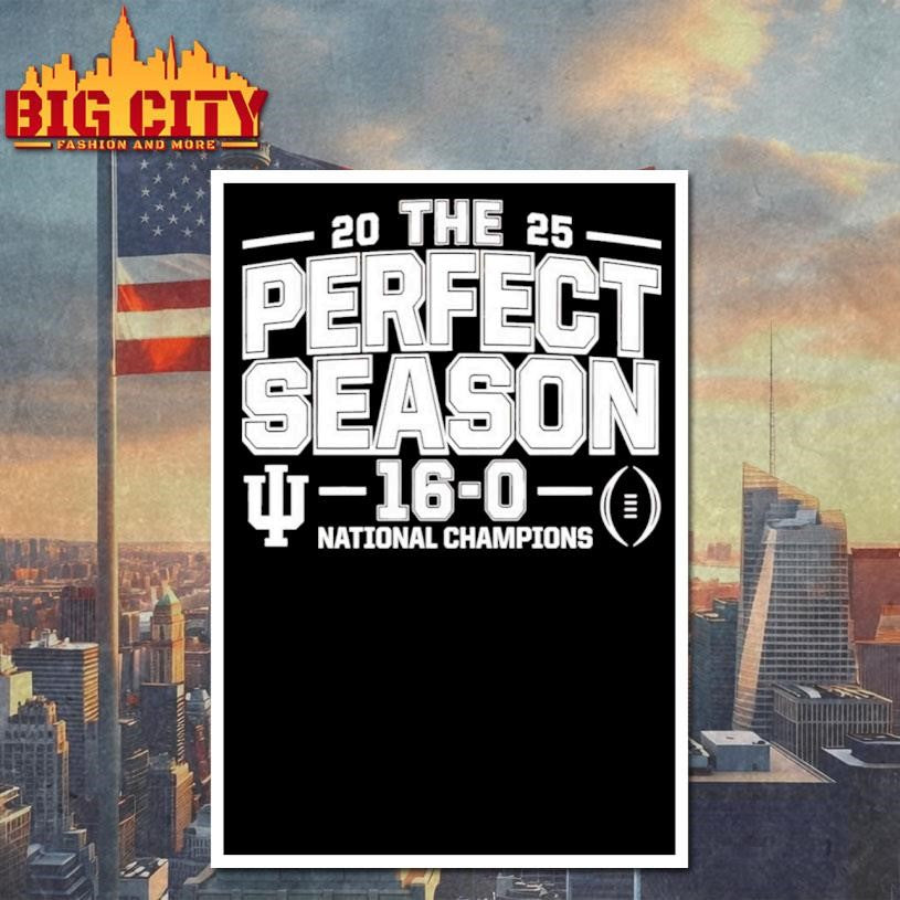 Hoosiers 2025 The Perfect Season Shirt