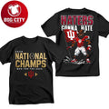 Hoosiers 2026 National Champions Haters Gonna Hate Two Sided Shirt
