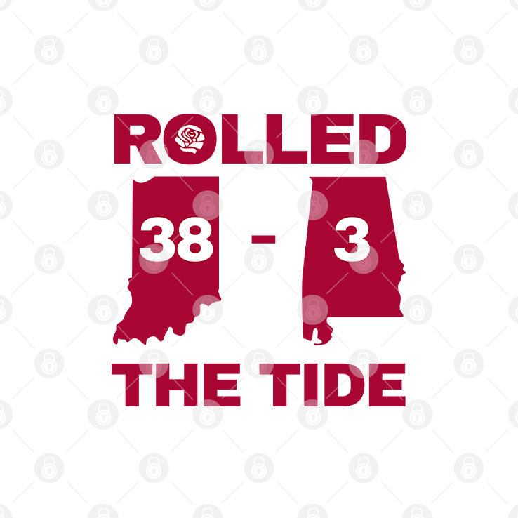 Rolled The Tide 38–3 Alabama Football Victory T Shirt